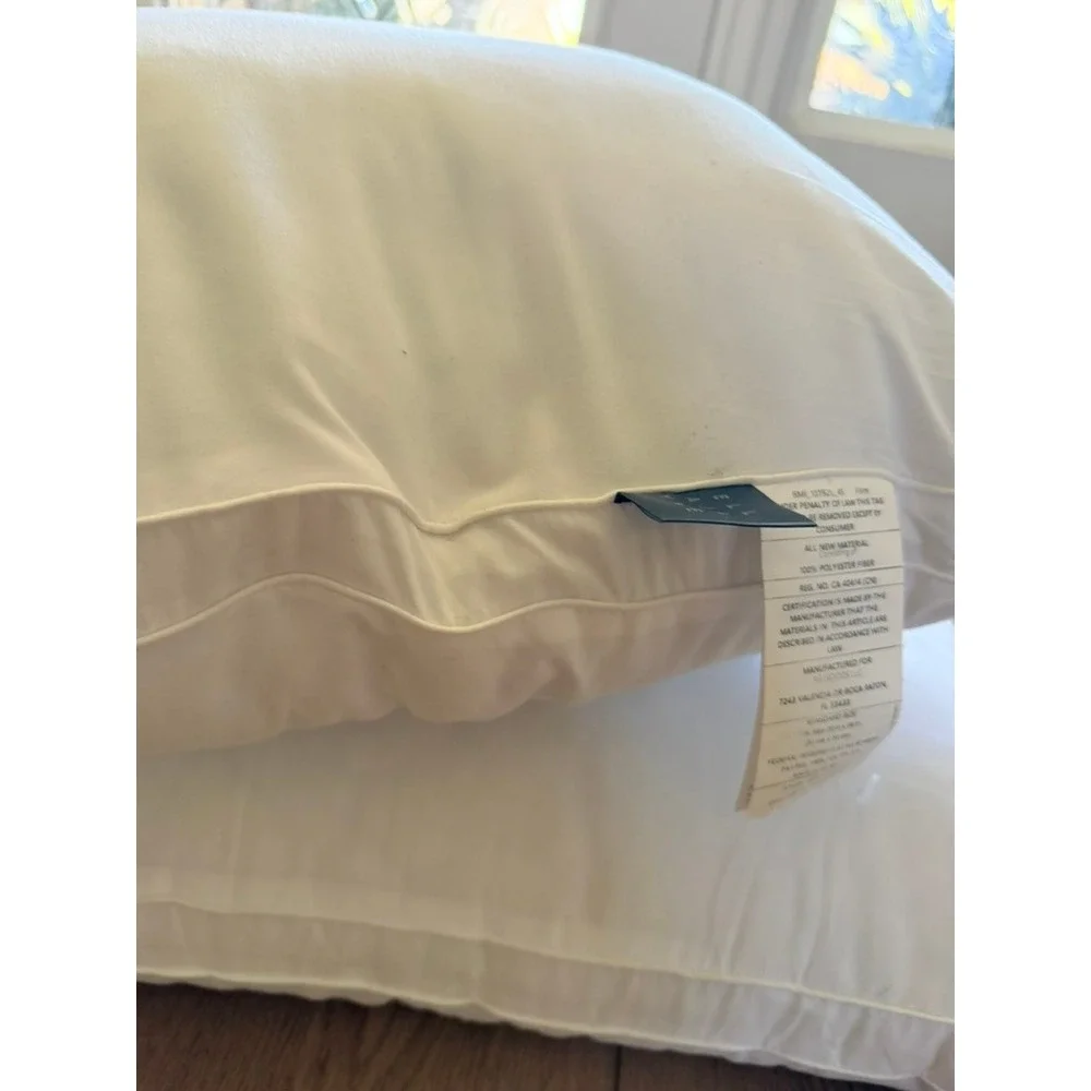 Ella Jayne Gusseted Firm Plush Down Alternative Side/Back Sleeper Pillow Set 2